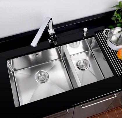 Double bowl kitchen sink stainless steel,kitchen sink stainless steel for under mount,Kitchen sink insert
