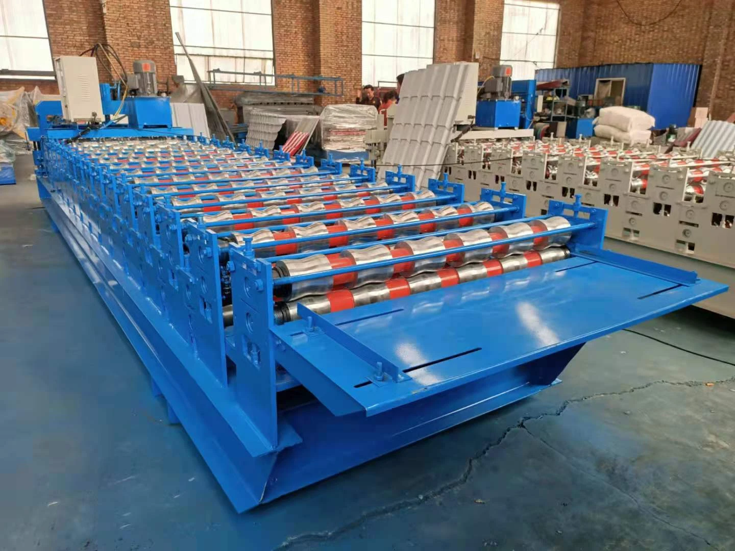 Double Layers Metal Steel Corrugated and Trapezoid Roofing Tile Roll Forming Machine