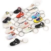 dropshipping  Personalized Custom 3D  single shoe Soft PVC Rubber Keychains for Promotion Gifts All  Keychain With Custom Logo