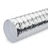 ducting ventilation single layer Aluminum foil flexible spiral ducting