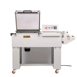 DUOQI FM5540 2 in 1 shrink packaging machine POF film sealer packager automatic hand wrapper