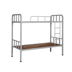Durable cheap metal bunk bed for school or factory dormitory use China supply