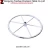 Import Durable marine stainless steel steering wheel for boat from China