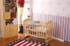 Durable quality multifunction safety solid wood baby cribs
