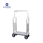Easton designs special stainless steel hotel luggage cart ,concierge birdcage trolley luggage cart