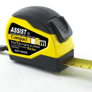 Easy-read blade with auto lock 3m/10FT 5m/16ft 7.5m/25FT 10m/33FT steel measuring tape