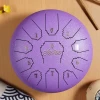 Easy To Carry Tongue Drum Alloy Corlorful  Steel Tongue Drum 10 Inch