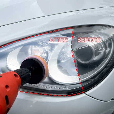 Easy to use high quality durable professional repair and clean car headlight repair kit