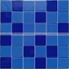 Ebro high quality hot sale blue glass mosaic swimming pool tile both outside and inside pool 23x23mm 48x48mm
