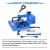 Import ech-800 mug cap t shirt sublimation printing combo 8 in 1 rosin heat press machine from China