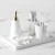 Import Eco-friendly customized new household luxury marble bathroom accessory set from China
