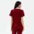 Import Eco- friendly Short Sleeve Jogger High Quality Designer Burgundy Custom Nurse Fashion Scrubs Uniform from China