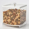 ECOBOX Nuts Box Scoop Bin Storage Bins Candy Storage Container Square Airtight Bulk Plastic Food Bin For Shops