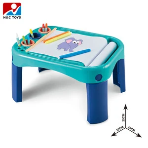 Education art creative painting table toy plastic drawing table kids HC498272