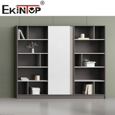 Ekintop Modern Large Lateral Wide File Cabinet Solid Wood Filing Cabinet