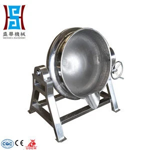 Electric gas heating bean products cooking machine