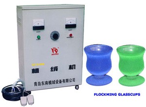 Electrostatic Flocking Machines Using Flocking Adhesive on Clothes, Paper, Rubber, Plastic