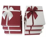 Elegant Black Color Bow Tie Gift Boxes For Wedding Birthday Gift Packaging