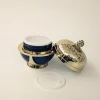 elegant luxury 50g 30g series skin care gold crown acrylic cosmetic jar for cream