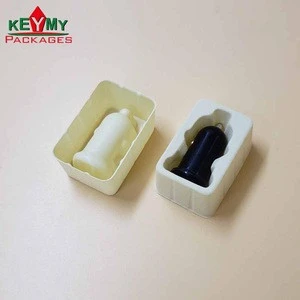 Environmental protection IC packaging blister tray, flocked charger tray, electronic tray