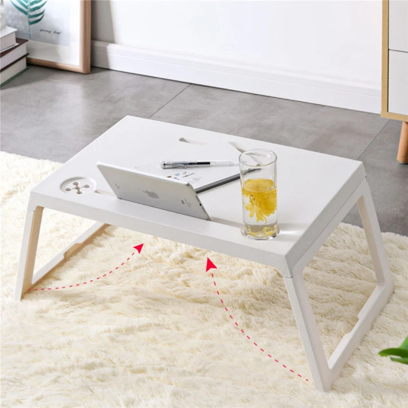Ergonomic Flexible Home Office Bed Computer PP Laptop Lap Tray Desk Table