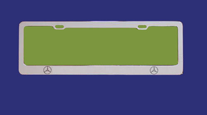 Europe standard car license plate frame