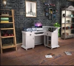 european american style  white  classic high luxury  cashier checkstand checkout counter reception table  desk