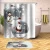 Import Eva Christmas Shower Curtain Sets Bathroom Sets with Shower Curtain And Rugs from China