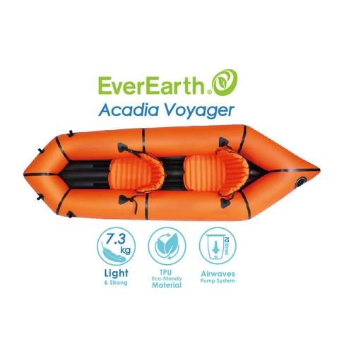 EverEarth the most popular inflatable kayak for 2 person paddling on lake or river