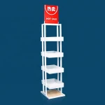 Factory cheap price shop display manufacturers shelf display fixture for make up stand counter display rack