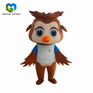 Factory custom adult animal mascot bird mascot costume