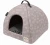 Import Factory direct printing canvas luxury cat house for all sizes cats with customized brand from China