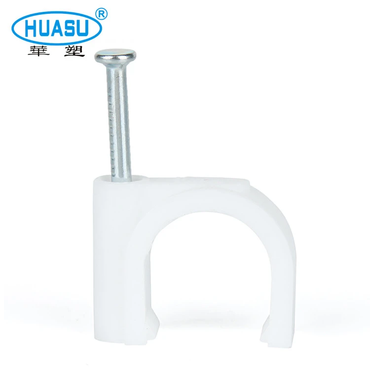 Factory Direct Sale White Clip Cable,Cable Clips Holders,Flat Wire Cable Clip