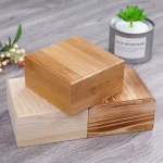factory export directly custom made wooden gift box jewelry box ring box