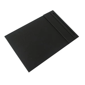 Factory OEM A4 PU magnetic folding leather clipboard,restaurant memu clip board leather clipboard