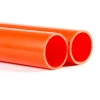 Factory Orange PVC Electrical Conduit Pipe UPVC rigid conduit grey