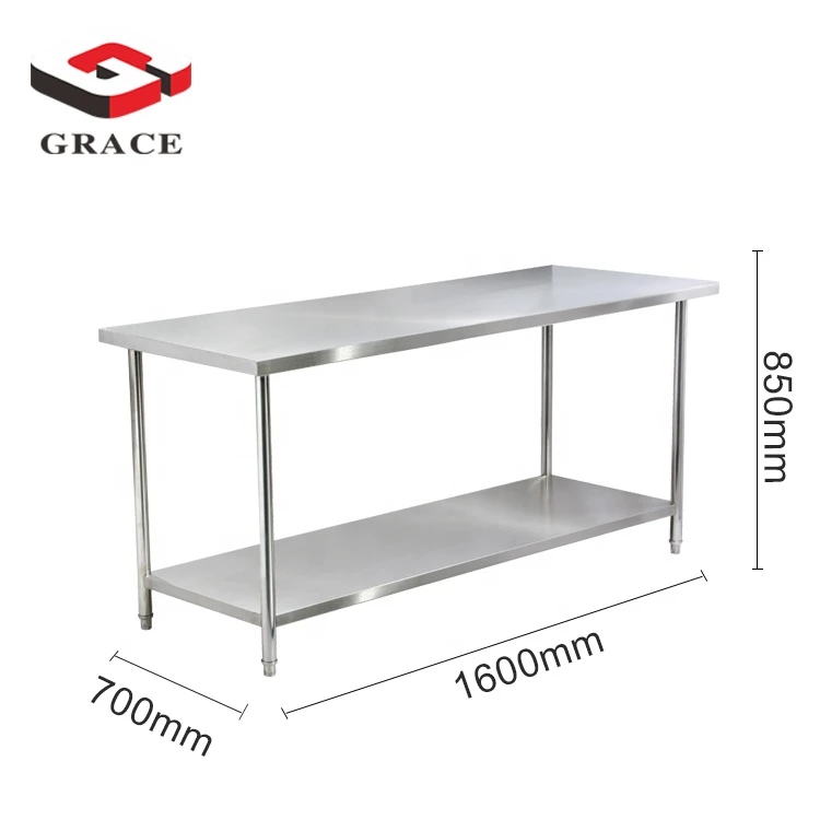 Factory price Restaurant kitchen table / Stainless Steel Work table