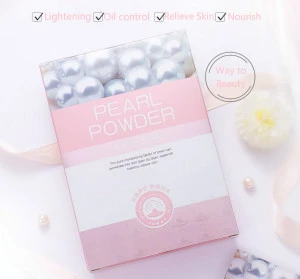 Factory Provide cosmetic grade 100% Pure Natural pearl powder50g*2