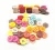 Import Factory sale custom logo 4 hole multicolor button plastic resin sewing button from China