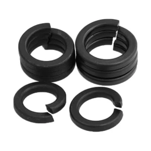 Factory steel black oxide m10 m12 high strength steel spring washer galvanized spring washer