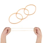 Factory Wholesale Direct Sale 100% Nature Yellow Elastic Rubber Band