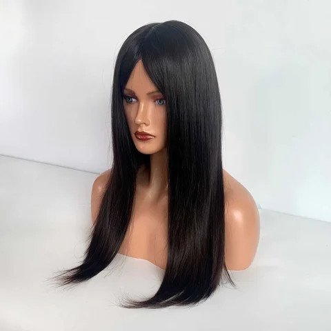 Factory Wholesale Unprocessed Cuticle Aligned Virgin Russian Hair Jewish Kosher Full Hand Tied Mono Top Silk Top Medical Wig