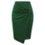 Import Falda Tableada Falda Shorts Green Asymmetrical Pleated Skirts Wholesale Slit Tie Up Rayon Bandage Velvet Side Velvet Women Skirt from China