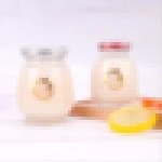 Famous in China glass jar manufacturer 70ml clear empty bird nest glass bottle with screw cap glass bottle jar mini