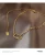 Import Fashion Accessories Lock 18K Pure Solid Gold Natural Plated Necklace Pendant Stainless Steel Chain Necklace Jewelry For Women from China