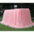 Import Fashion Handmade Table Skirt For Birthday Party and wedding Decoration Custom Tulle Table Skirt For Girls Tutu Table Skirt for W from China
