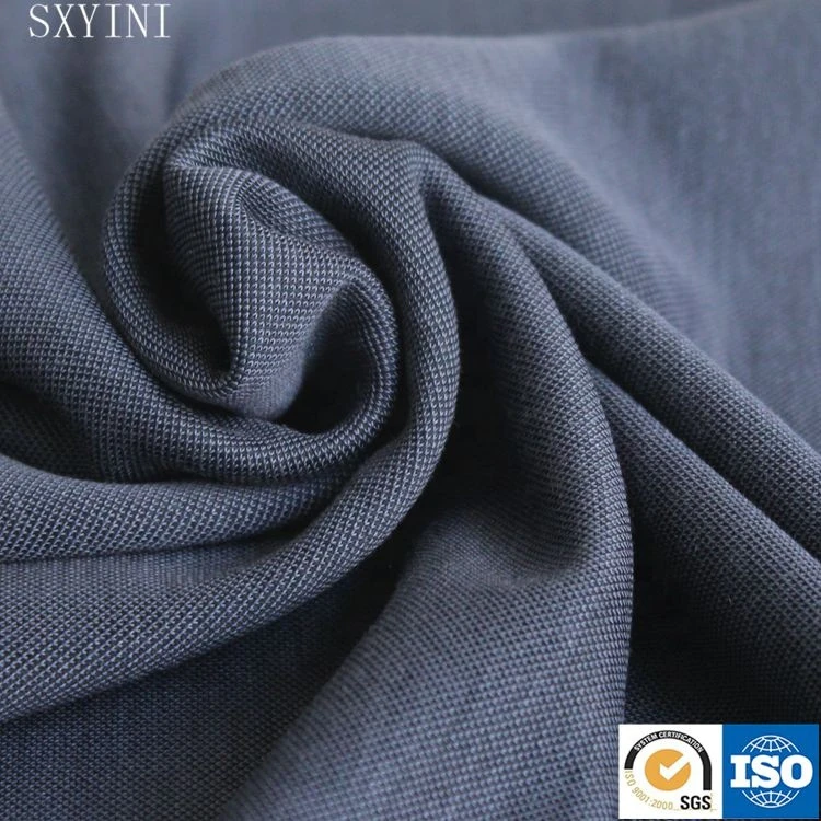 fashion high quality modal polyester jean pique fabric for men&#39;swear