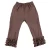 Import Fashion solid color kids pants ruffle girl long pants wholesale toddler girl ruffle pants from China