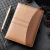 Import Fashion Stitching Design Leather Notebook Customized Size and Logo  PU Cover Diary from China