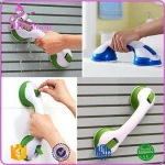 Fashionable Bathroom Wall Bar Accessories Non-slip Handrail Plastic Grip Shower Wall Suction Cup handicap Grab Bar